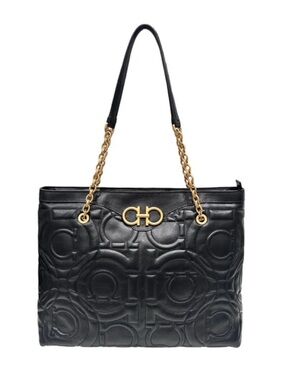 Salvatore Gancini Ferragamo Leather Tote